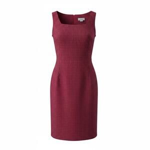 VTG Breakin’ Loose 9/10 USA plaid academia preppy pencil sheath dress